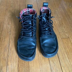 Black Leather Men's Shoes